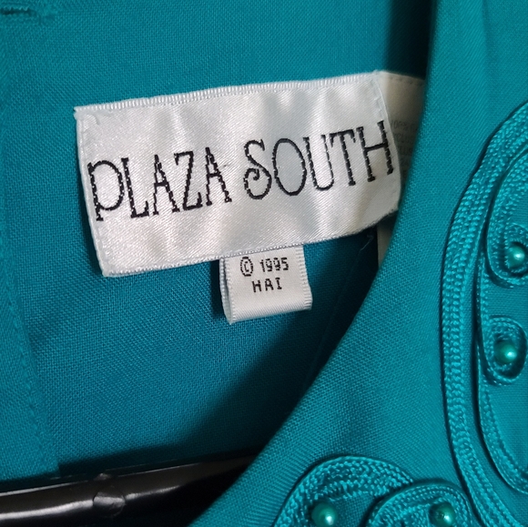 Vintage 1990s turquoise dress - Picture 6 of 8